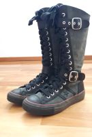 ❤ CONVERSE Schuhe Stiefel XXHI Gr.37 UK 4.5 ECHT LEDER GRAU  ❤ Bayern - Ilmmünster Vorschau