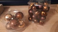 Weihnachtskugeln Glas und Kunststoff braun und gold Bayern - Allershausen Vorschau