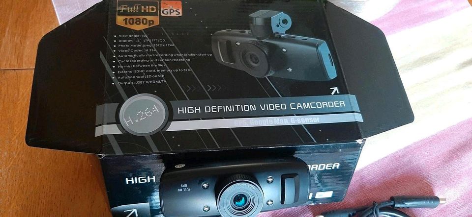 Auto Camera High Definition Video CamcordeFullHD 1080p neuw. in Waltrop