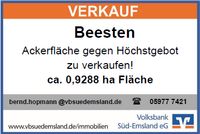 0,9288 ha Ackerfläche  Mindestgebot 10,00 €/qm Niedersachsen - Beesten Vorschau