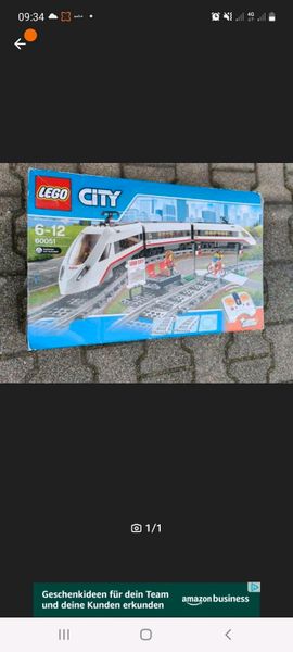 Lego City Hochgeschwindigkeitszug mit extra Schienen 60051 in  Baden-Württemberg - Ludwigsburg | Lego & Duplo günstig kaufen, gebraucht  oder neu | eBay Kleinanzeigen ist jetzt Kleinanzeigen