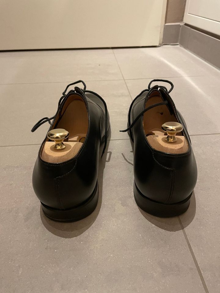 Schwarze elegante Lederschuhe - kollektor von Markowski in München