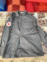 Bund deutsches Rotes Kreuz arbeitsjacke Jacke grau Gr 54 Vintage Hessen - Wehretal Vorschau
