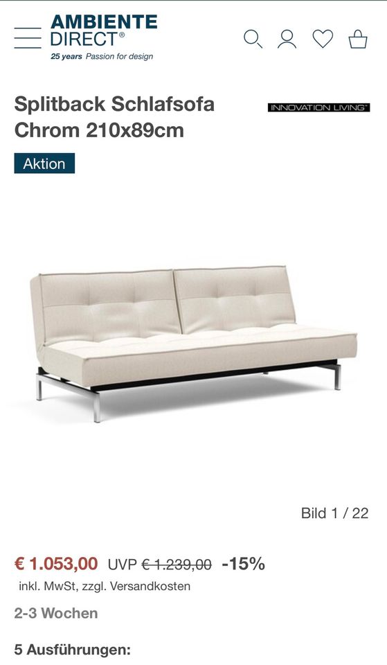 Einmaliges Angebot Designer Sofa u. 2 Sessel NP: 2200 EUR in Saarbrücken