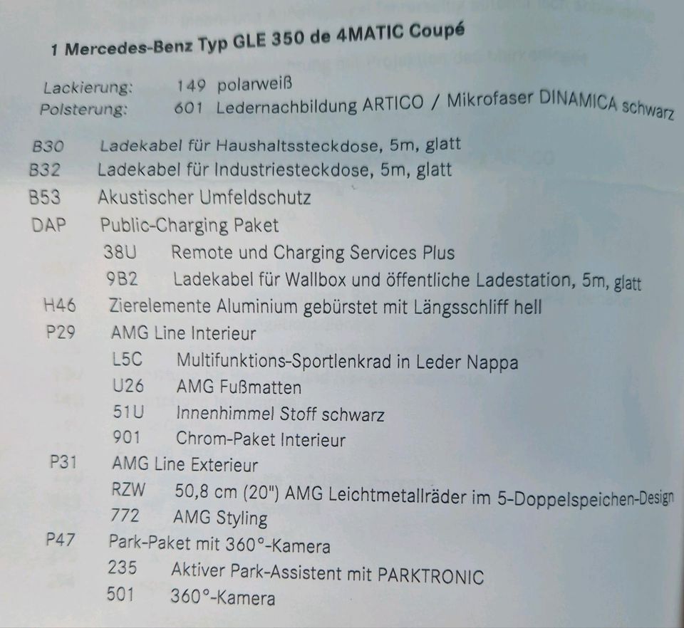 Mercedes GLE Coupe hybrid in Hann. Münden