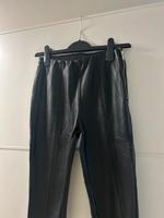 Lederleggings in schwarz mit Reißverschluss an der Seite + Futter Hessen - Hünfeld Vorschau