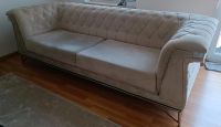 Chesterfield Sofa Samt Beige Baden-Württemberg - Mühlacker Vorschau