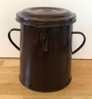 Antiker Emaile Schmalztopf/ Braun / 5 Liter Bayern - Seebruck Vorschau