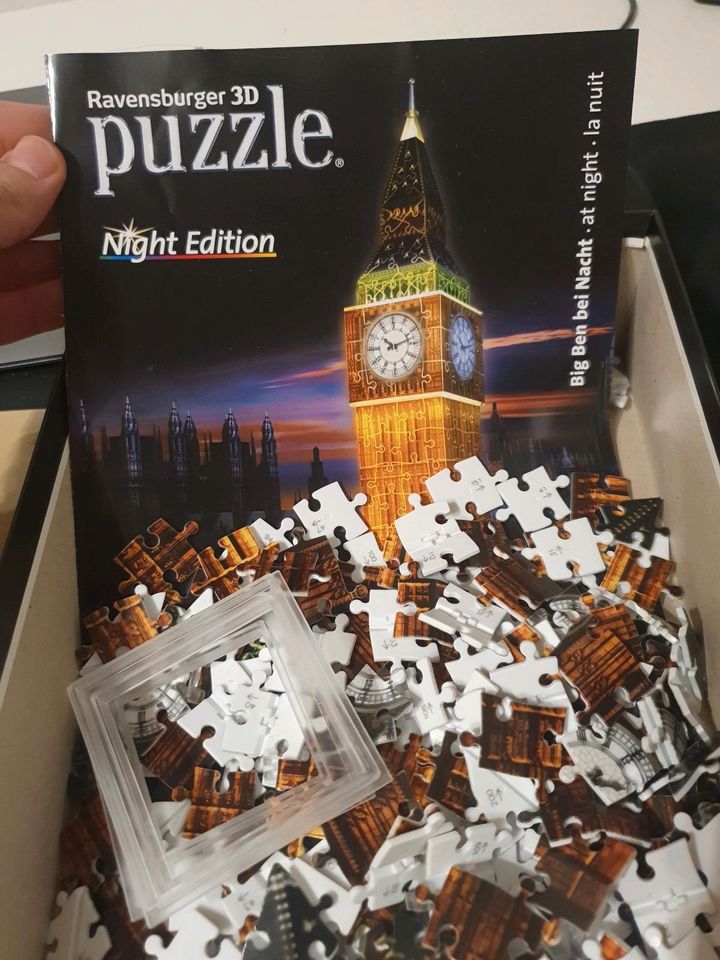 Ravensburger 3D Puzzle Big Ben Night Edition in Egweil