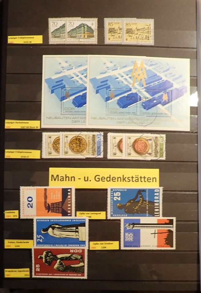 Briefmarken von Sammler DDR 1963-1990 in Neubrandenburg