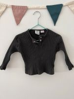 Henley Shirt, Longsleeve, Musselin, dunkelgrau, anthrazit, Zara Baden-Württemberg - Abtsgmünd Vorschau