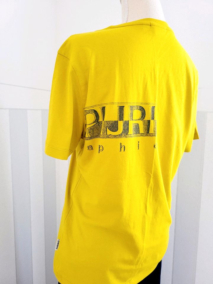 √ NAPAPIJRI √ T-Shirt Gr.S senf gelb NEU ! in Schönberg / Holm