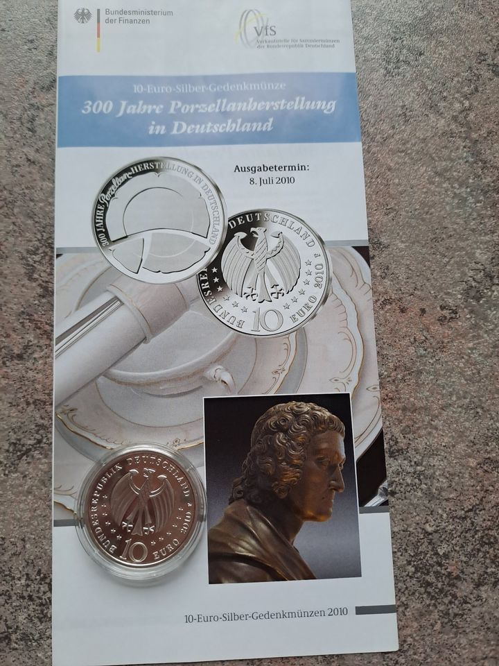 10 Euro Silber Gedenkmünze in Dörfles-Esbach