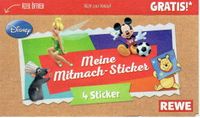 REWE Meine Mitmach-Sticker Disney 2015 31x ovp Baden-Württemberg - Stutzenklinge Vorschau