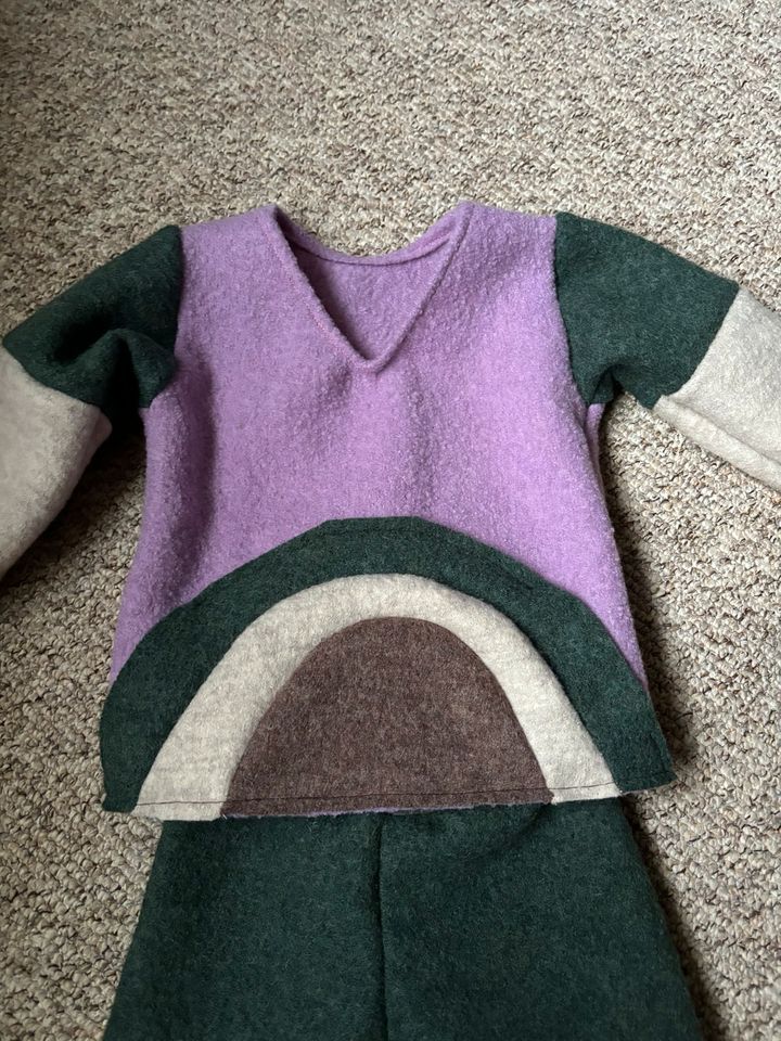 Baby Wollwalk Pullover und Hose Set REGENBOGEN Gr. 74/80 neu in Schwerte