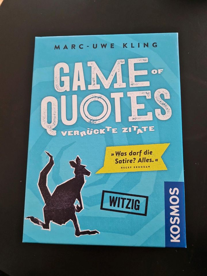 Spiel "Game of quotes - Verrückte Zitate" von Marc Uwe Kling in Bonn