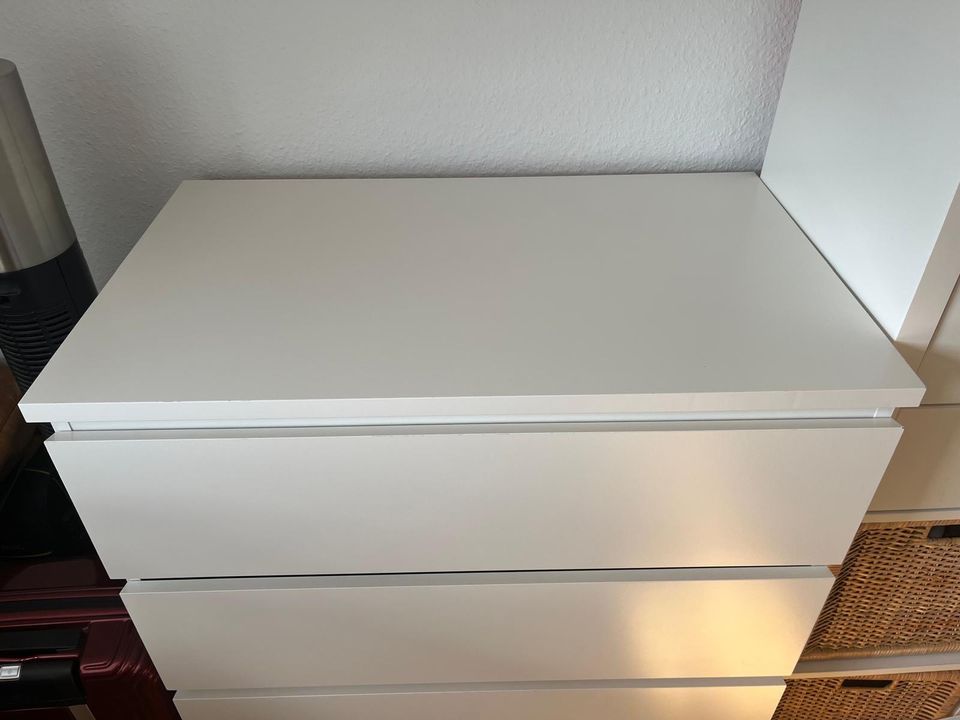 Ikea Malm Kommode mit 4 Schubladen, weiß, 80x100cm in Stuttgart