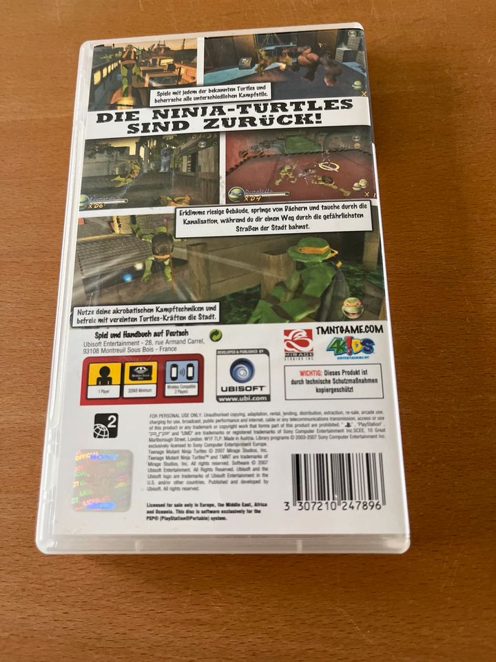 PSP Spiel TMNT in Vreden