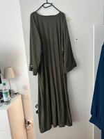 Baumwolle Abaya Abaye Langes Maxi Kleid Langarm Bayern - Ingolstadt Vorschau