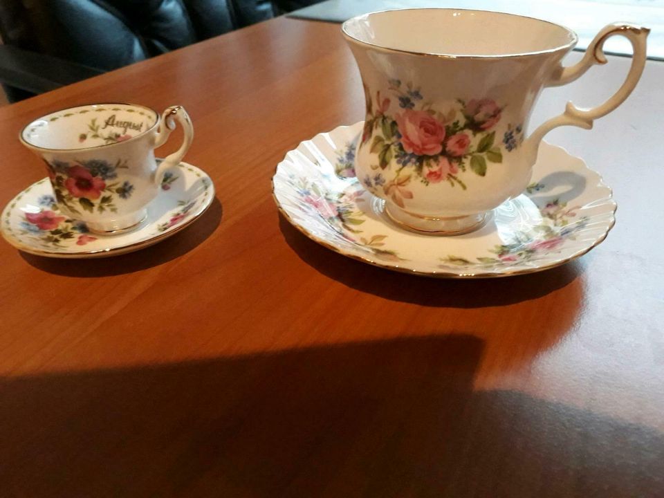 MINI Royal Albert Sammeltasse Monatstasse August in Aachen - Aachen-Haaren  | eBay Kleinanzeigen ist jetzt Kleinanzeigen