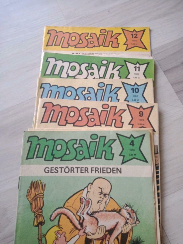 Mosaik Abrafaxe DDR Comics Sammlung in Seebach