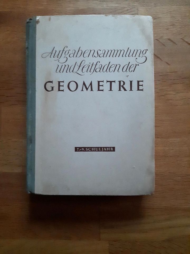 5 alte antike Schulbücher Mathematik Geometrie Logarithmen in Lübeck