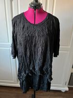 Long - Shirt mit schwarzer Spitze Thüringen - Bucha Vorschau