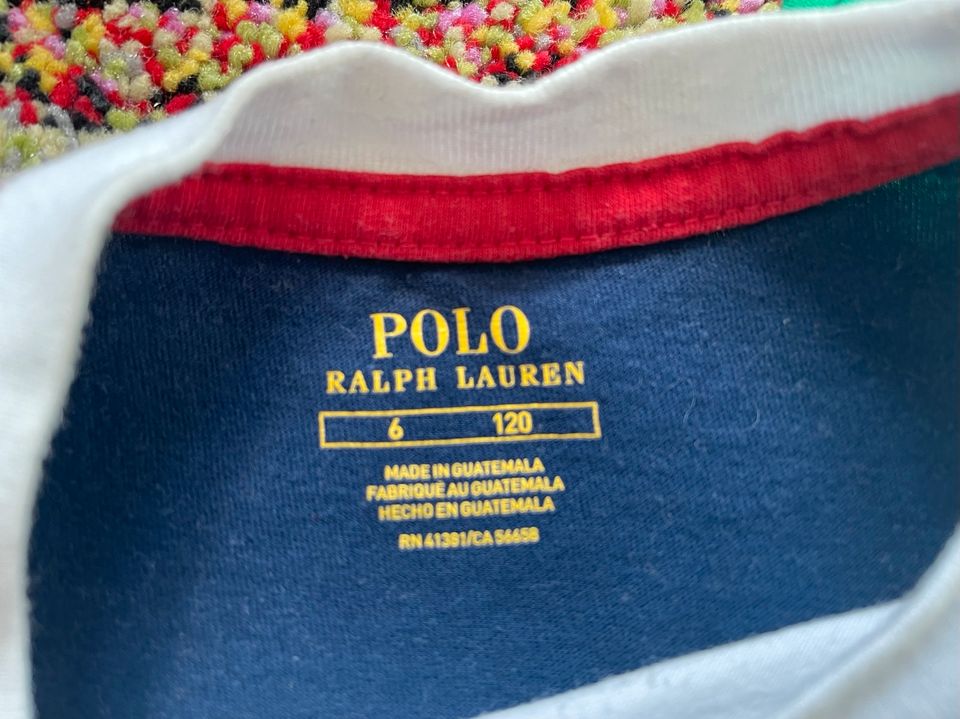 Set 3 Ralph Lauren Polo Shirts 6 Jahre 110 116 122 in Buchen (Odenwald)