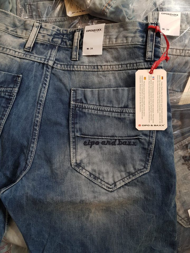 Cipo & Baxx Jeans W30 kurze Hose Bermuda Short Neu in OVP in St. Egidien