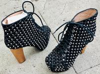 NEU Damenschuh Jeffrey Campbell Lita-Q Black Suede Silver 37 Nordrhein-Westfalen - Dinslaken Vorschau