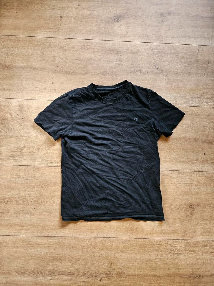 Herren Basic T-Shirt schwarz Größe L in Eching (Niederbay)