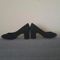 Schwarze Damenpumps, Gr 38, Velour Hessen - Kirchheim Vorschau