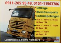 Umzüge, Kleintransporte , Entrümpelungen, Haushaltsauflösungen Nürnberg (Mittelfr) - Mitte Vorschau