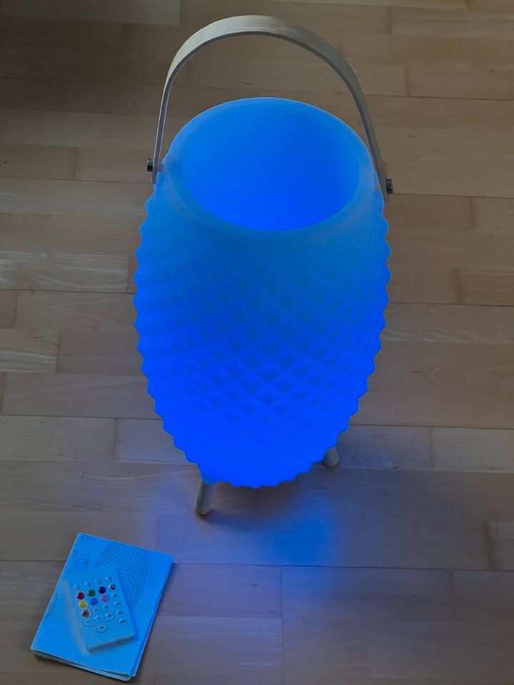 näve LED Sektkühler Außen-Stehlampe, Bluetooth, Lautsprecher in Köln