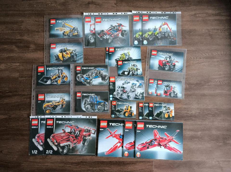 viele Lego Technic/Technik Anleitungen alt - heute + Bonsai 10281 in Gröbenzell
