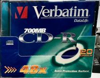 Verbatim CD - R, Delta Life 20 Stück, 48x700MB Original verpackt Saarland - Bexbach Vorschau