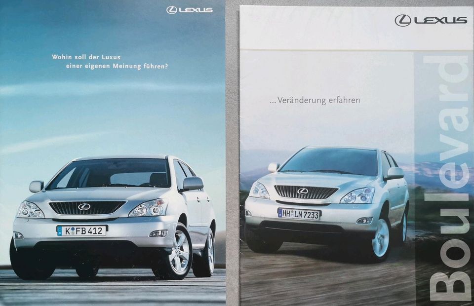 Lexus Reklame Werbung Berichte SC 430 RX 300 IS 200 GS 300 in Hanau