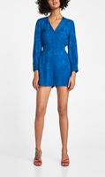 Zara kurzer Jacquard Overall Gr. M Neu mit Etikett blau Wandsbek - Hamburg Farmsen-Berne Vorschau