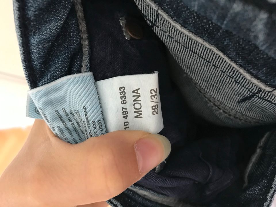 Mavi Mona 28/32 Jeans Gr. S silver edge dunkelblau blau y2k in Heidelberg