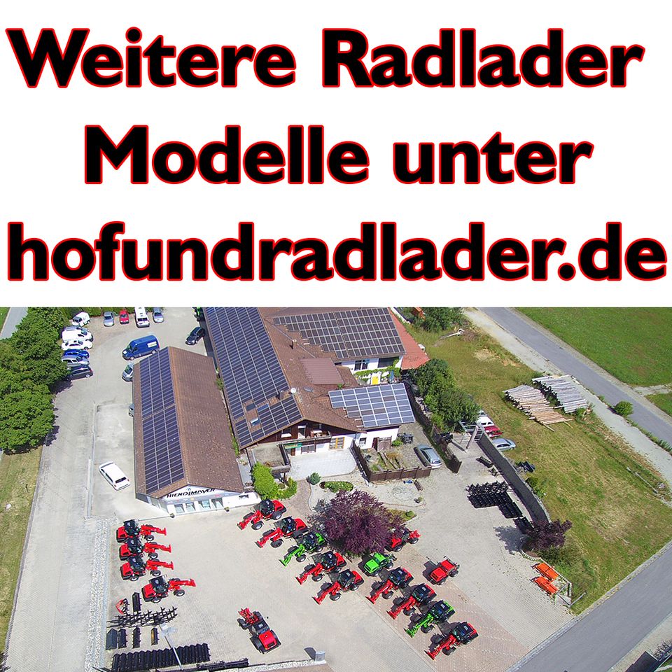 Hoflader Radlader H&R3514 Mit Euro 5 Motor (Bosch commonrail ) in Falkenberg