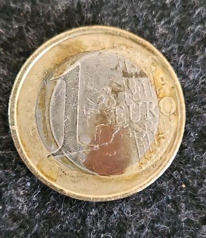 1 euro Fehlprägung in Waldbrunn