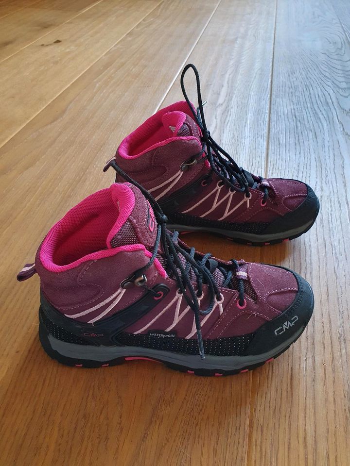 CMP Wanderstiefel Trekkingschuhe Größe 34 lila Pink schwarz in Meppen