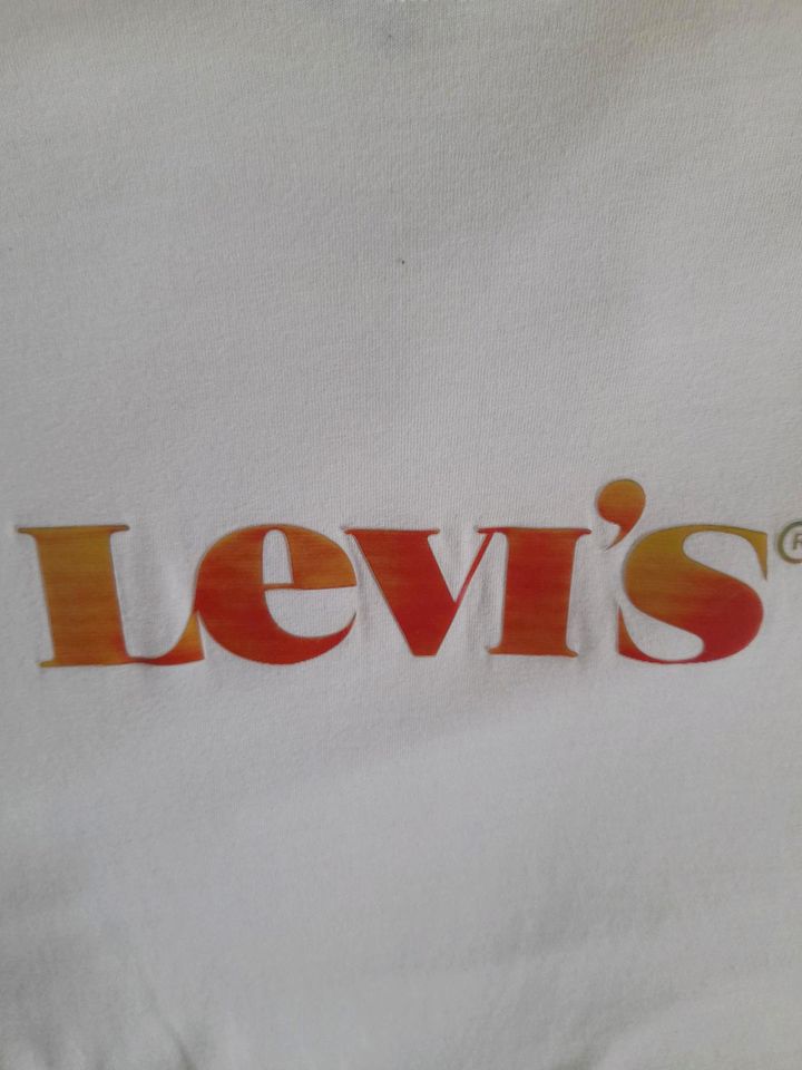 Levis Tshirt weiß L in Freinsheim