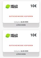 Hello Fresh Gutscheine 10€ Bestandskunden und Neukunden Neuhausen-Nymphenburg - Neuhausen Vorschau