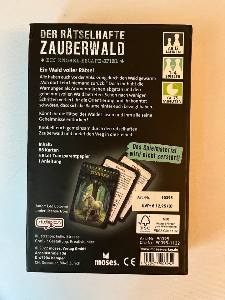 Knobel-Escape-Spiel „Zauberwald“ in Berlin