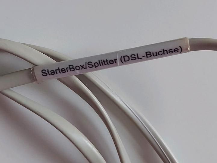Kabel, DSL Buchse, Starter Box Splitter, ca. 2,90 m in Taunusstein