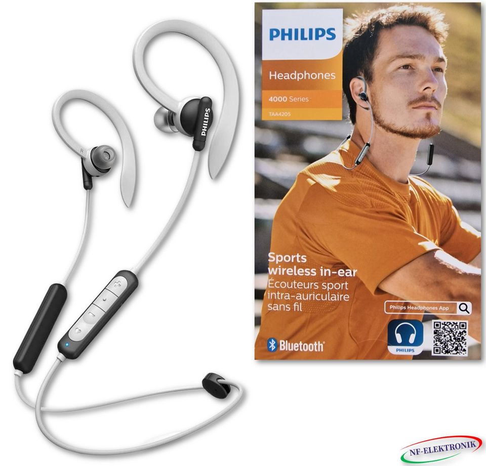Philips Bluetooth Sport Kopfhörer In-Ear kabellos IPX5 Schwarz TAA4205BK/00 NEU / ovp in Holzgerlingen