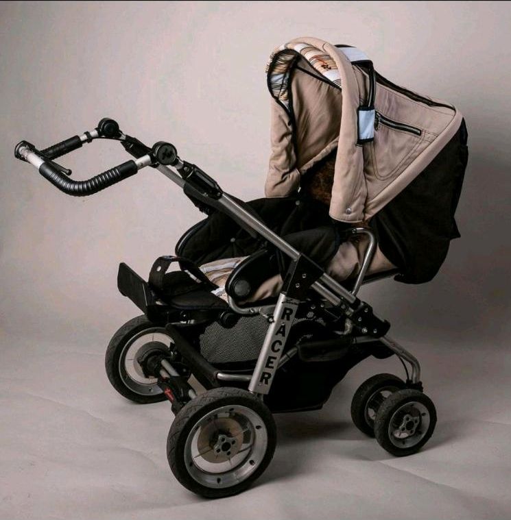 Kinderwagen Hartan Racer inkl. Tragetasche und Fußsack in Ebertsheim (Pfalz)