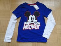 Mickey Maus Langarmshirt Gr. 134 140 H&M blau OVP mit Etikett Bayern - Rosenheim Vorschau