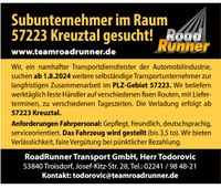 Subunternehmer im Raum 57223 Kreuztal gesucht! Nordrhein-Westfalen - Kreuztal Vorschau